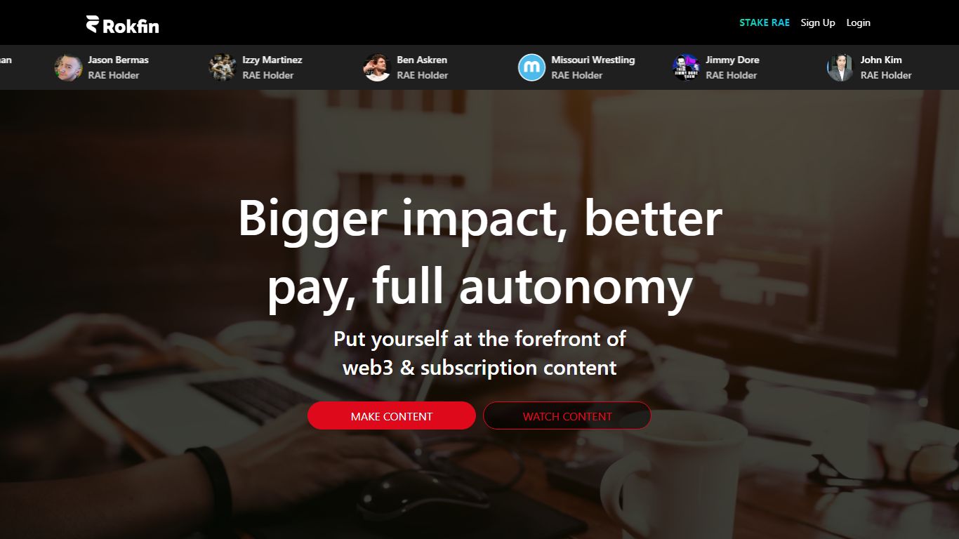 Rokfin | The best way to monetize your content